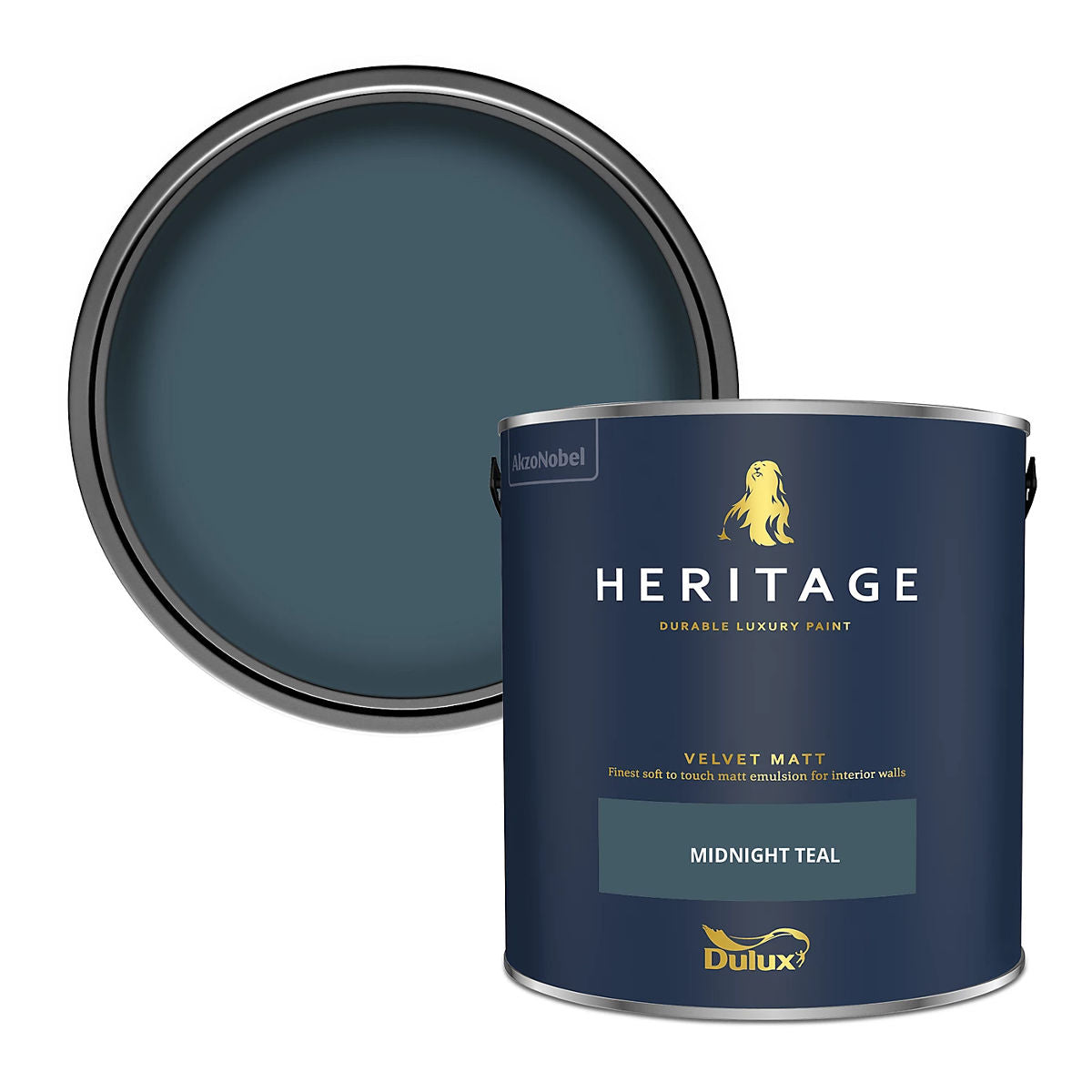 Dulux Heritage Velvet Matt (Tinted) Midnight Teal