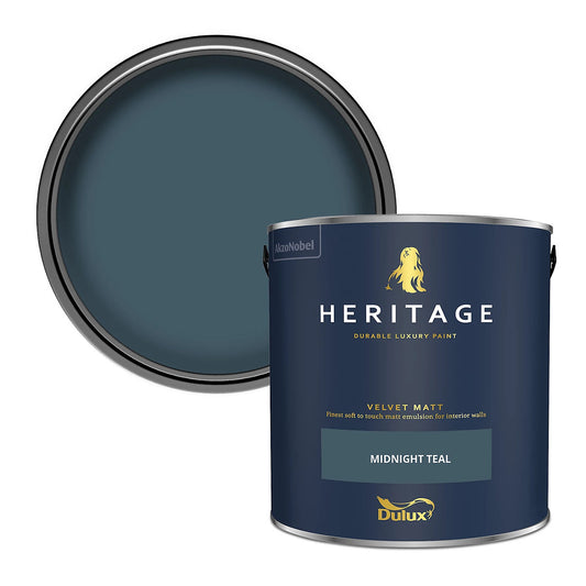 Dulux Heritage Velvet Matt (Tinted) Midnight Teal