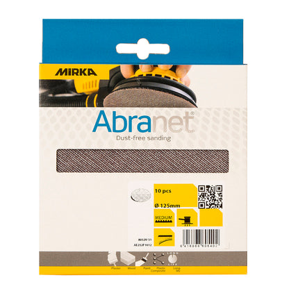 Mirka Abranet 125mm Grip P240 Pack Of 10