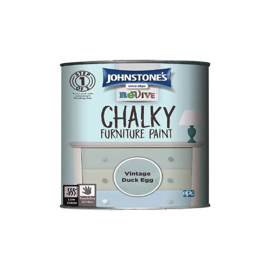 Johnstone's  Chalky Furn Vintage Duck Egg  750 ML