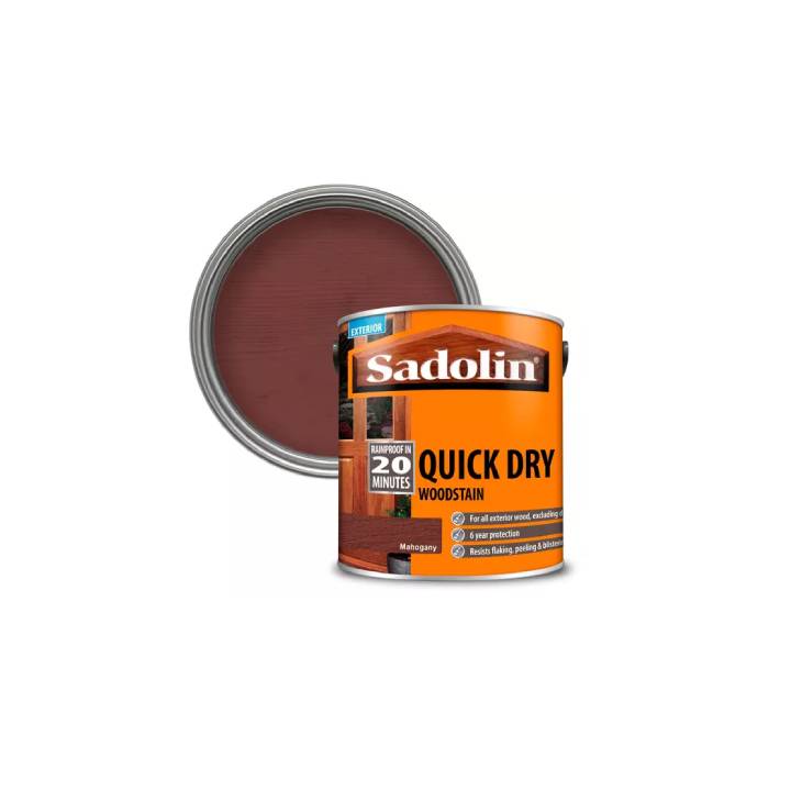 Sadolin Quick Dry Woodstain Mahogany 2.5L