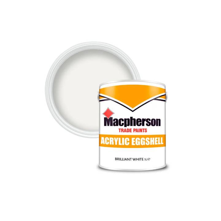 Macpherson Acrylic Eggshell Brilliant White 1L
