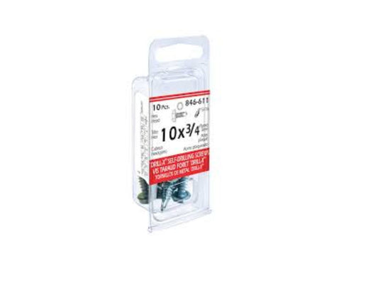 S/Tapping Screws 10x3/4 10pcs