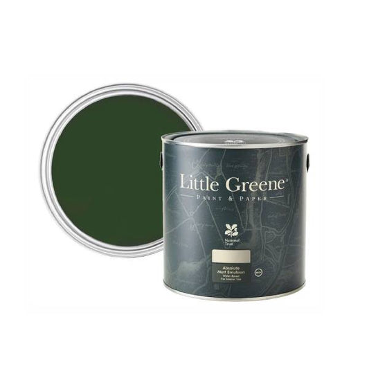 Little Greene Absolute Matt 60ml. Sample Dark Brunswick Green 88