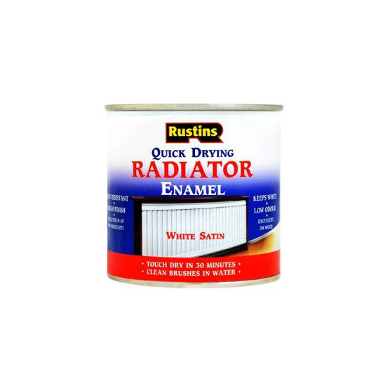 Rustins Quick Dry Radiator Paint Satin 250ml