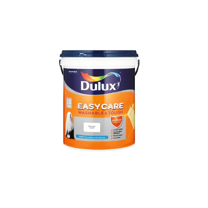 Dulux Trade Easycare Washable & Tough Matt Pure Brilliant White 5L