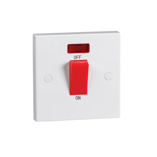 Cooker Switch With Neon 45amp