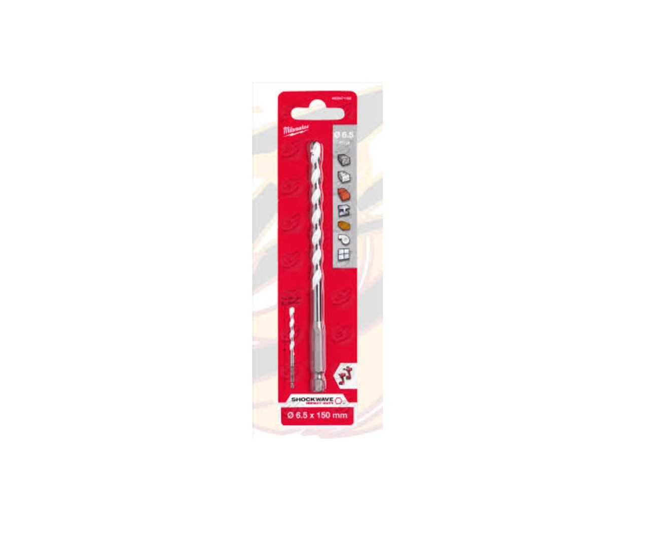 Milwaukee Multi Mat.Drill 6.5x150 - 1pc