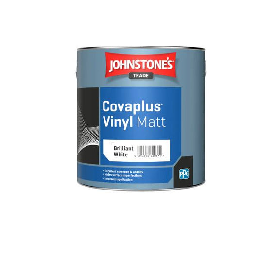 Johnstone's Covaplus Vinyl Matt Brilliant White 1L