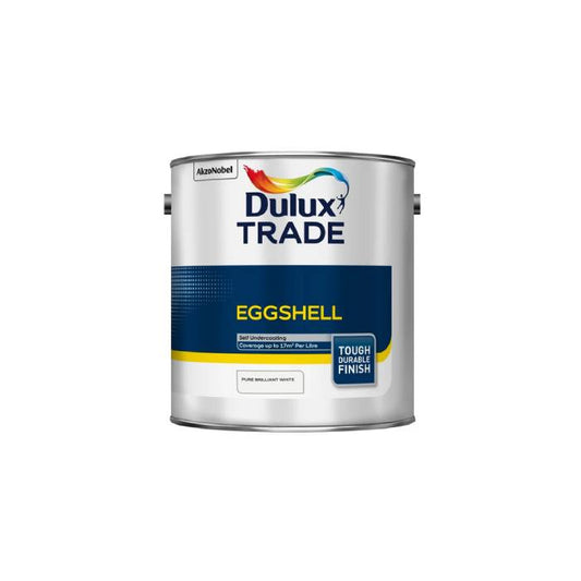 Dulux Trade Eggshell Pure Brilliant White 2.5L