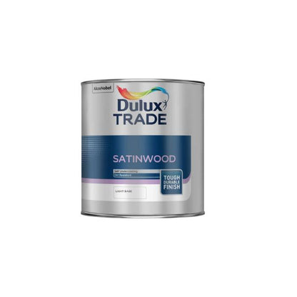Dulux Trade Satinwood Pure Brilliant White 1l, 2.5l, 5L