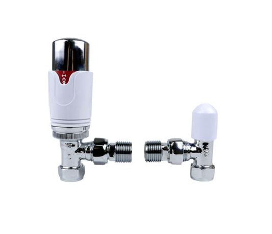 15mm Callisto TRV Angled Twin White/Chrome