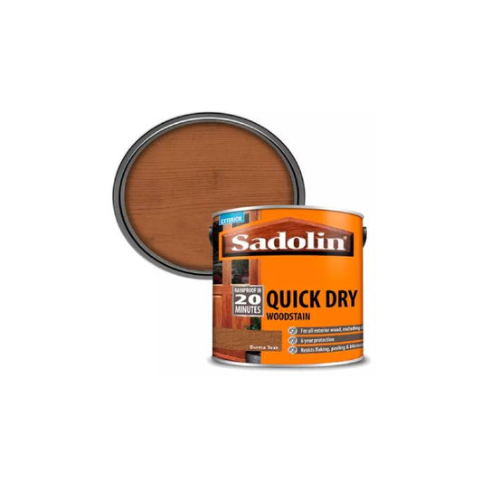 Sadolin Quick Dry Woodstain Burma Teak 2.5L
