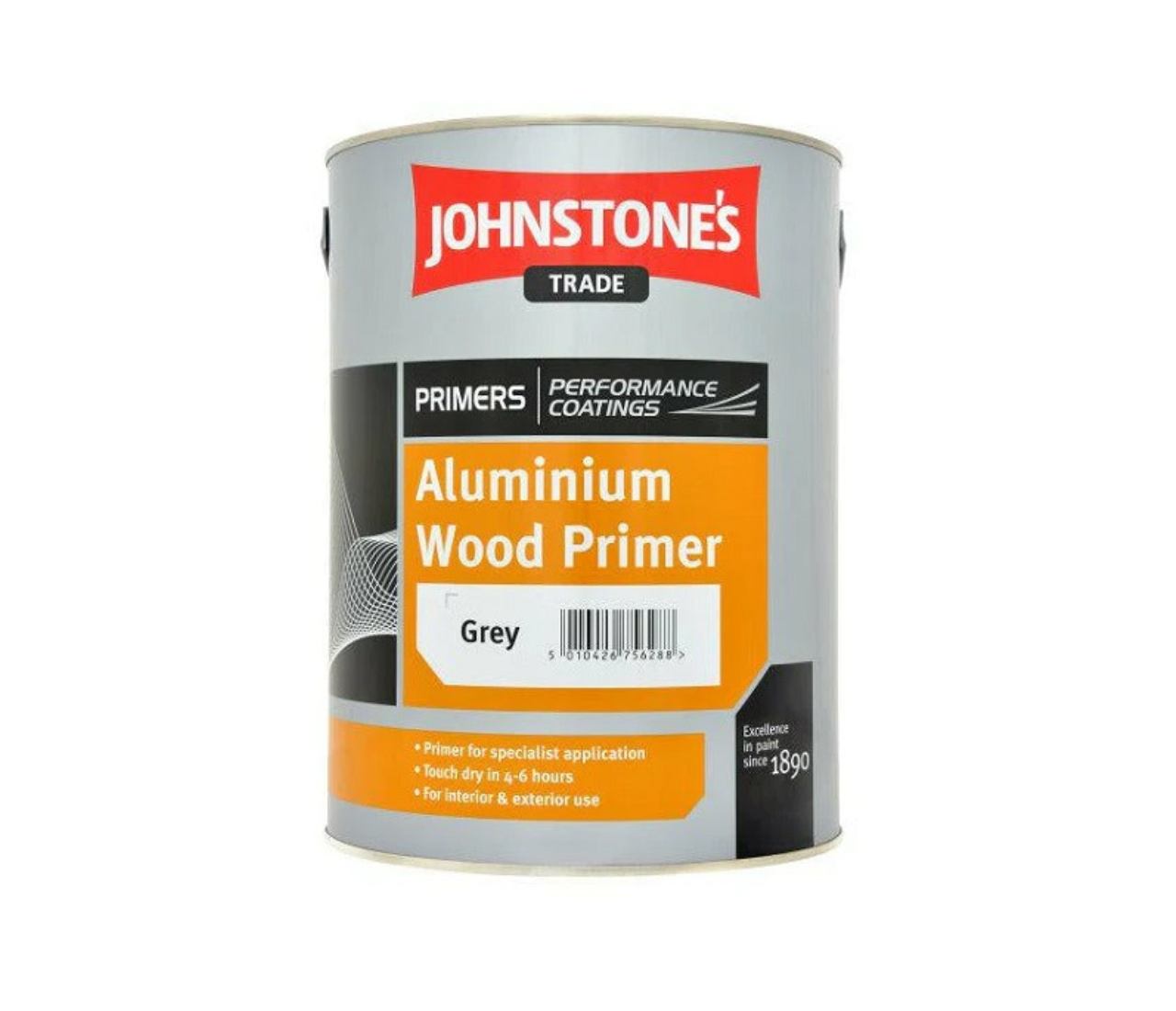 Johnstone's Trade Aluminium Wood Primer Grey 1L