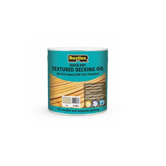 Rustins Quick Dry Decking Oil Clear 5ltr