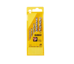 Dewalt Hss Masonry Drill Set (5pc) 4-10mm