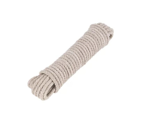 Waxed Cotton Sash Cord - No.4 (6mm) - 10m Coil