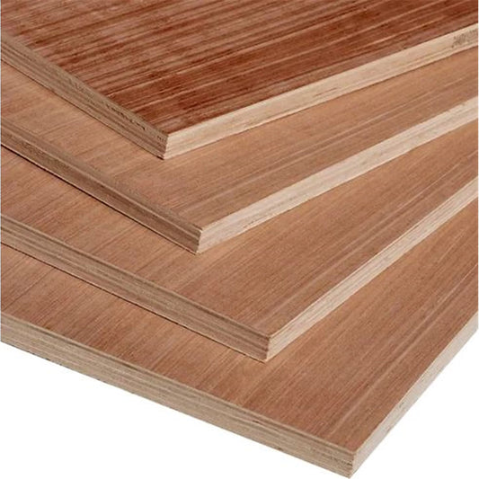 PACK OF 5 - 12mm Plywood - Non-Structural Hardwood Plywood - 12mm x 1220mm x 2440mm