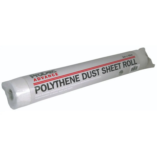 2m x 50m Roll Poly Dust Sheet