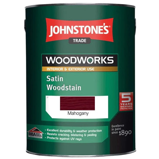 Johnstone's WW Satin W/stain Mahogany 2.5L