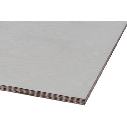 Pack of 10 - 12mm Thick Birch Plywood - 2440mm (L) x 1220mm (W) x 12mm (T)