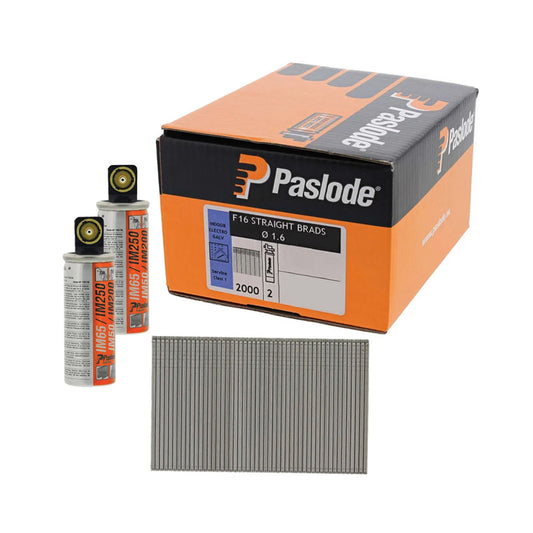 Paslode 19mm Brads 2000 2 x Fuel Cells