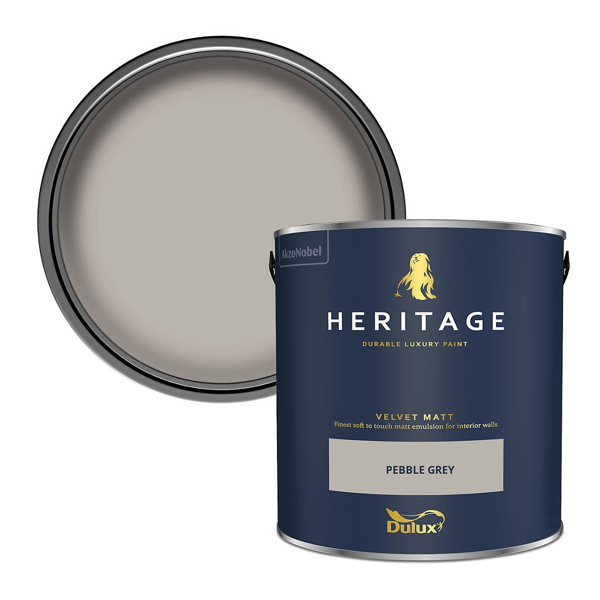 Dulux Heritage Velvet Matt (Tinted) Pebble Grey