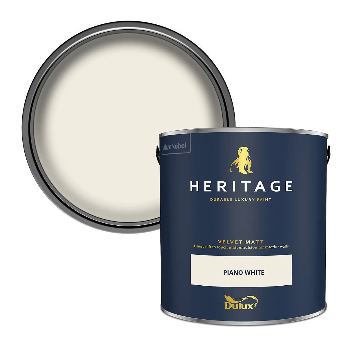 Dulux Heritage Velvet Matt (Tinted) Piano White