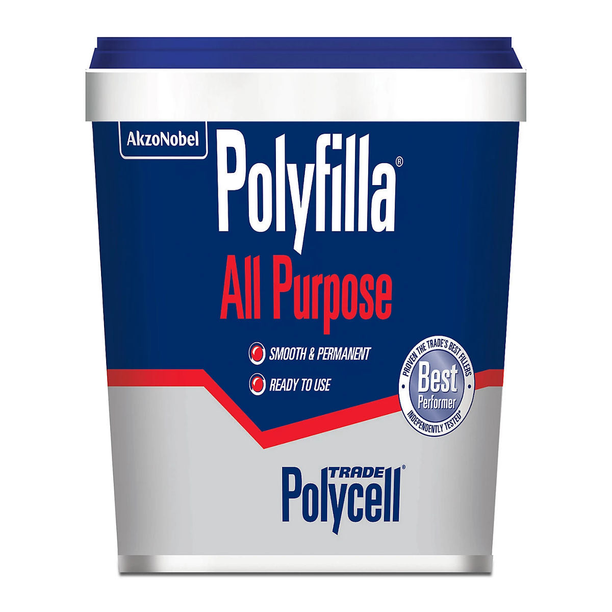 Polycell Trade All Purpose Polyfilla Ready Mix 1L