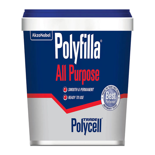 Polycell Trade All Purpose Polyfilla Ready Mix 1L