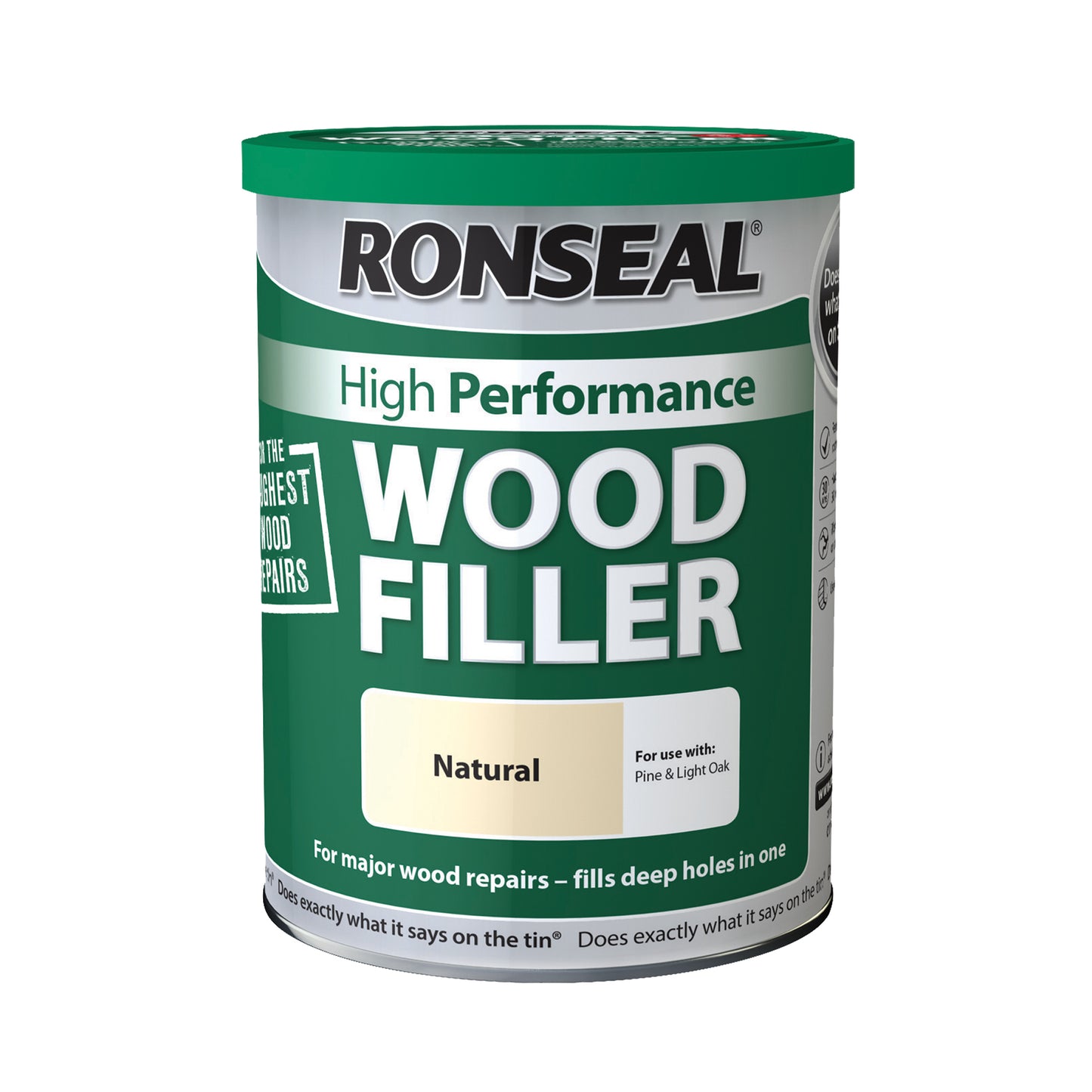 Ronseal High Performance Wood Filler Natural - 1kg