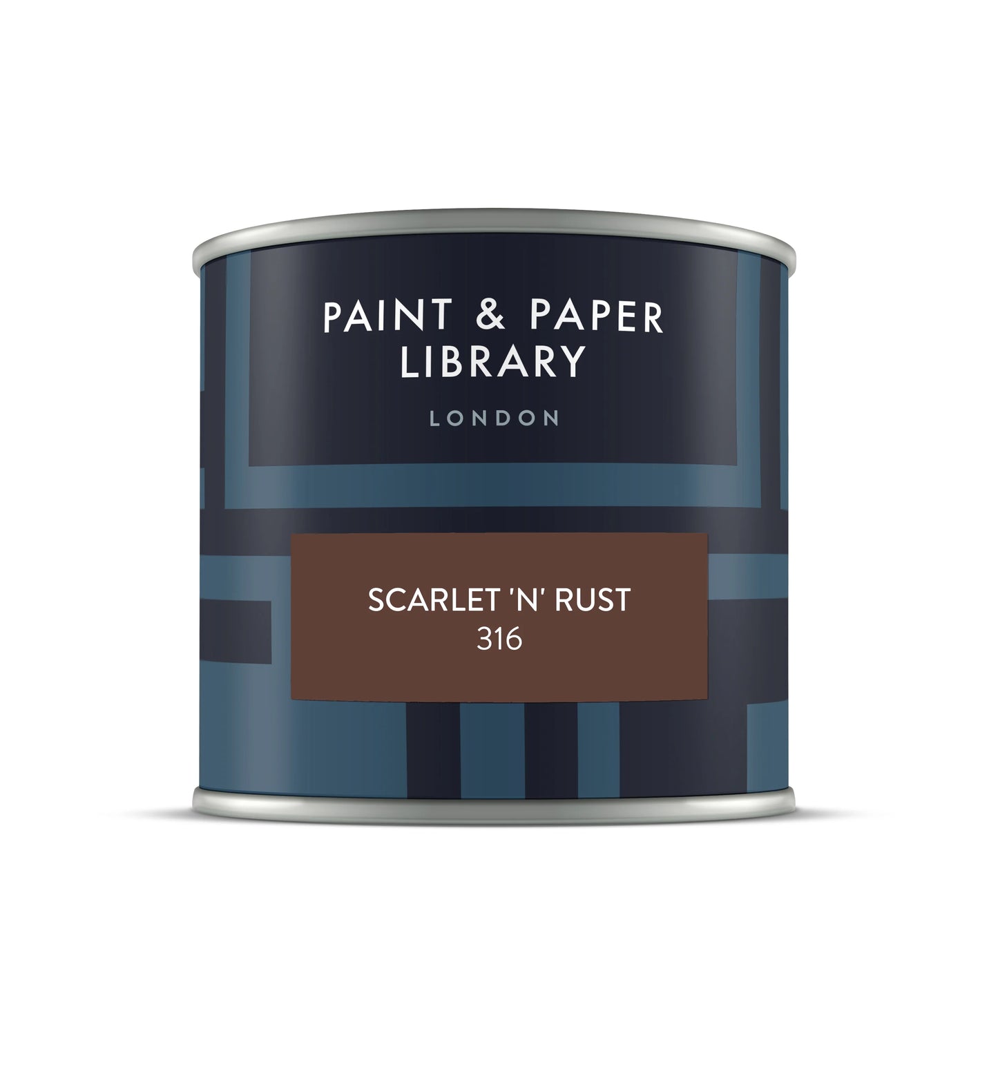 Paint & Paper Library Pure Flat Emulsion,125 ml. Sample SCARLET 'N' RUST (316)