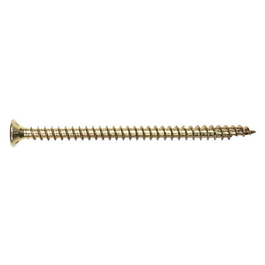 Woodscrew Fullthr C-Sunk 8.0x120mm 50box