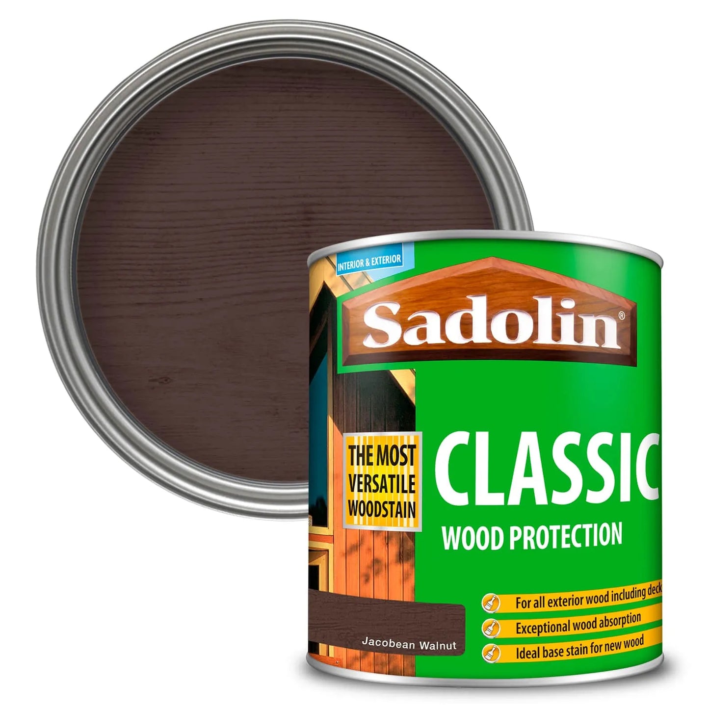 Sadolin Wood Protection Jacobean Walnut 1L