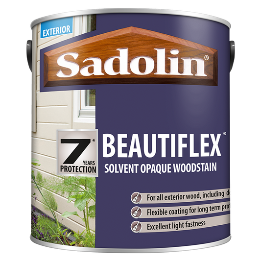 Sadolin Beautiflex Solvent Opaque Woodstain Black