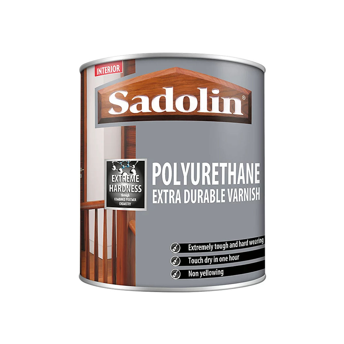 Sadolin Polyurethane Extra Durable Varnish Satin 2.5L Clear