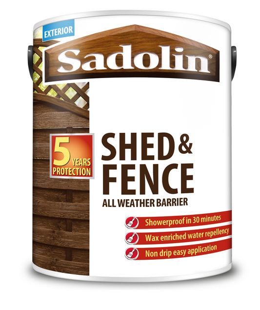 Sadolin Shed and Fence All Weather Barrier Ebony Wood
