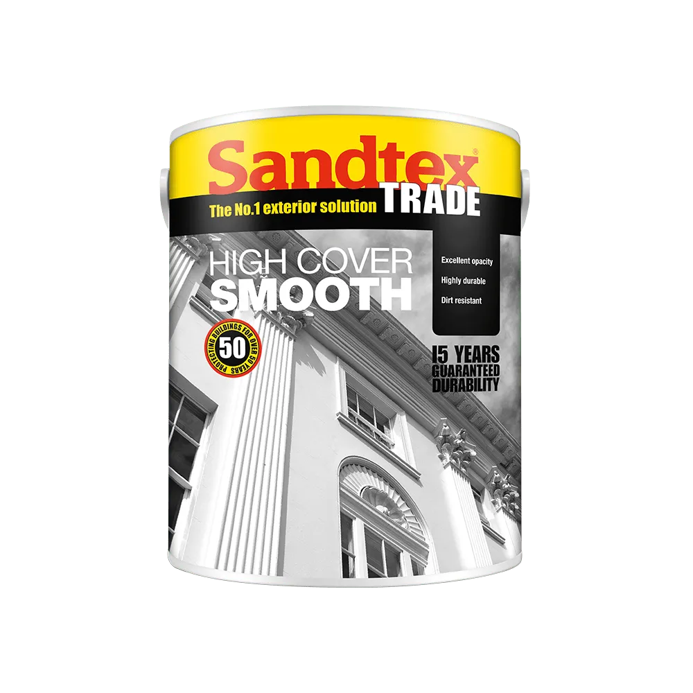 Sandtex Trade High Cover Smooth Brilliant White 5L