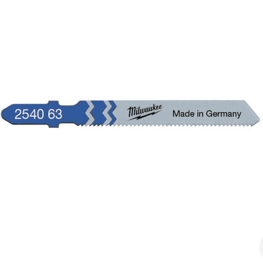 Milwaukee Jig Saw T118A Blade 55x1,2mm Pack Of 5