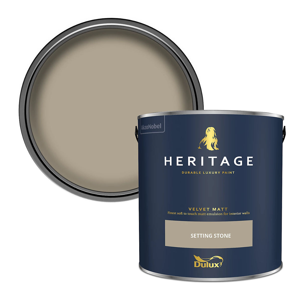 Dulux Heritage Velvet Matt (Tinted) Setting Stone