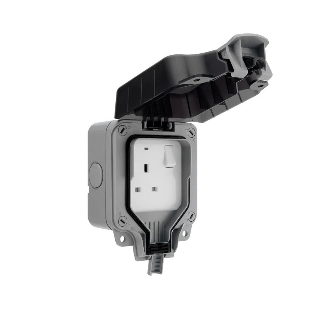 Single Switched 13A Outdoor Socket