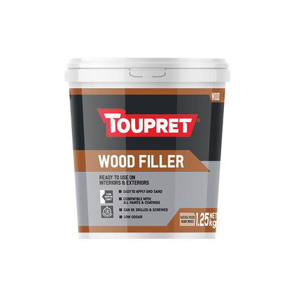 Toupret Woodfiller Natural Wood Ready Mix 1.25kg