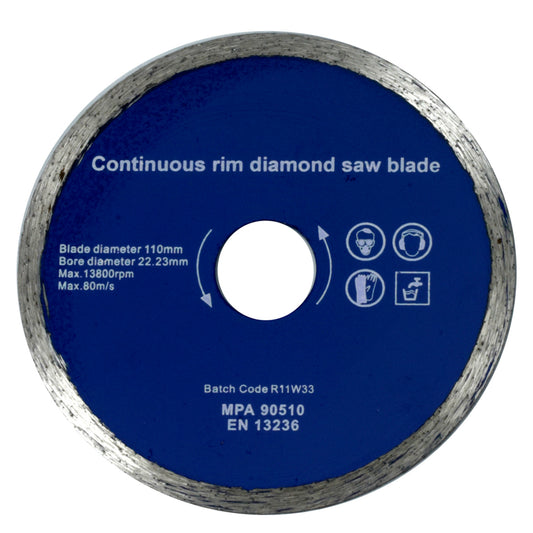 Diamond Spare Blade 110mm x 22.23mm