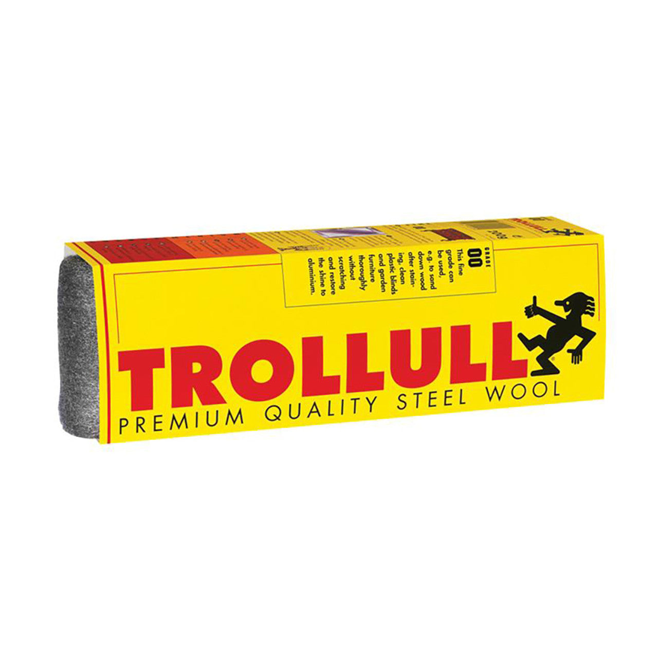 Trollull Steel Wool Sleveed Grade 00