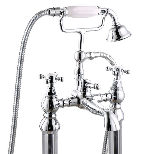 TT107 Freestanding Bath Shower Mixer (2 Parts) CH
