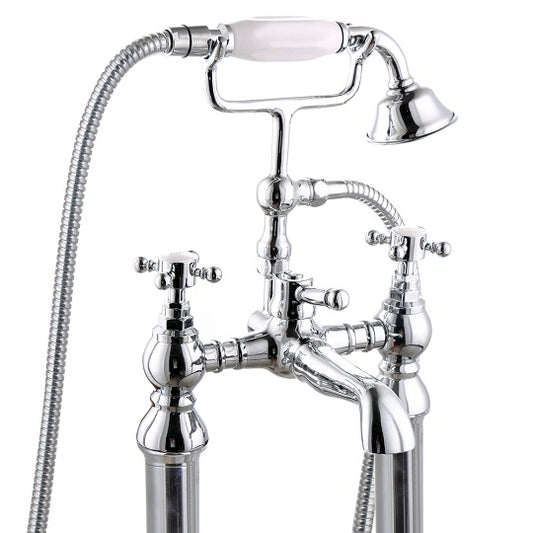 TT107 Freestanding Bath Shower Mixer (2 Parts) CH