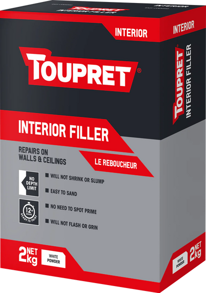 Toupret Interior Filler 2kg White