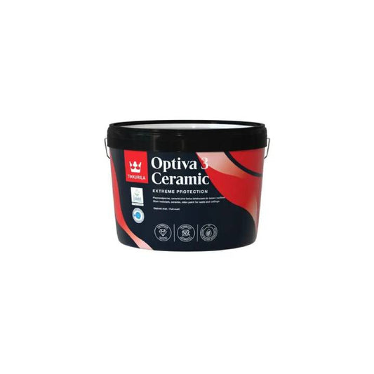 Optiva Ceramic paint bucket on a white background