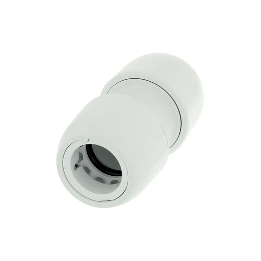 HEP2O Straight White 15mm Connector