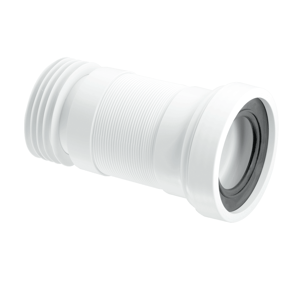McAlpine WC Pan Straight Connecter 10X300P